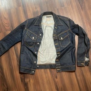 Nudie Jeans Raw Indigo Denim Jacket Conny size XL, simply too small.